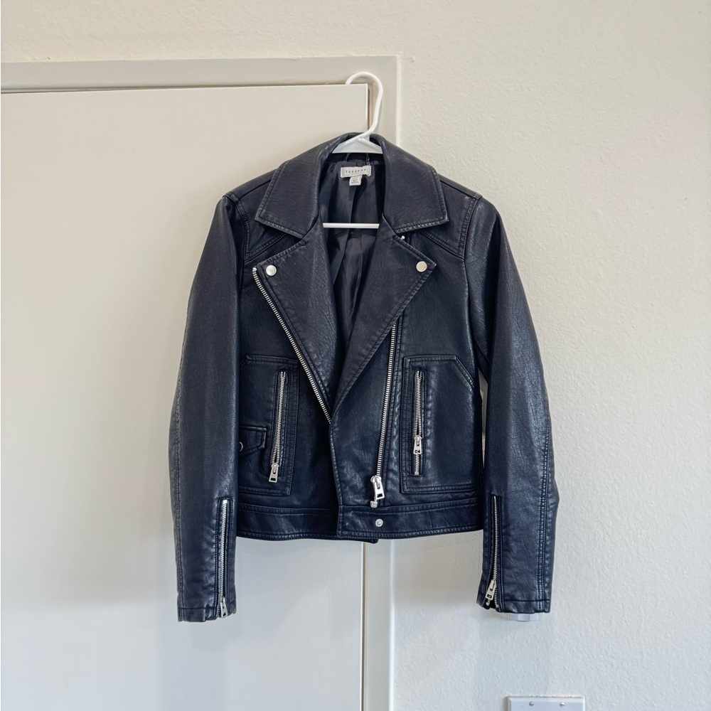 TOPSHOP Faux Leather Jacket
